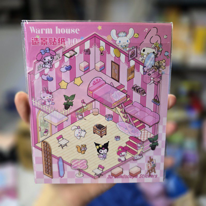 استیکر چیدمان سایز کوچک طرح پونی