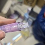 چسب دو طرفه و غلط گیر نواری طرح پنجه تویینگو رنگ بنفش - Image 3