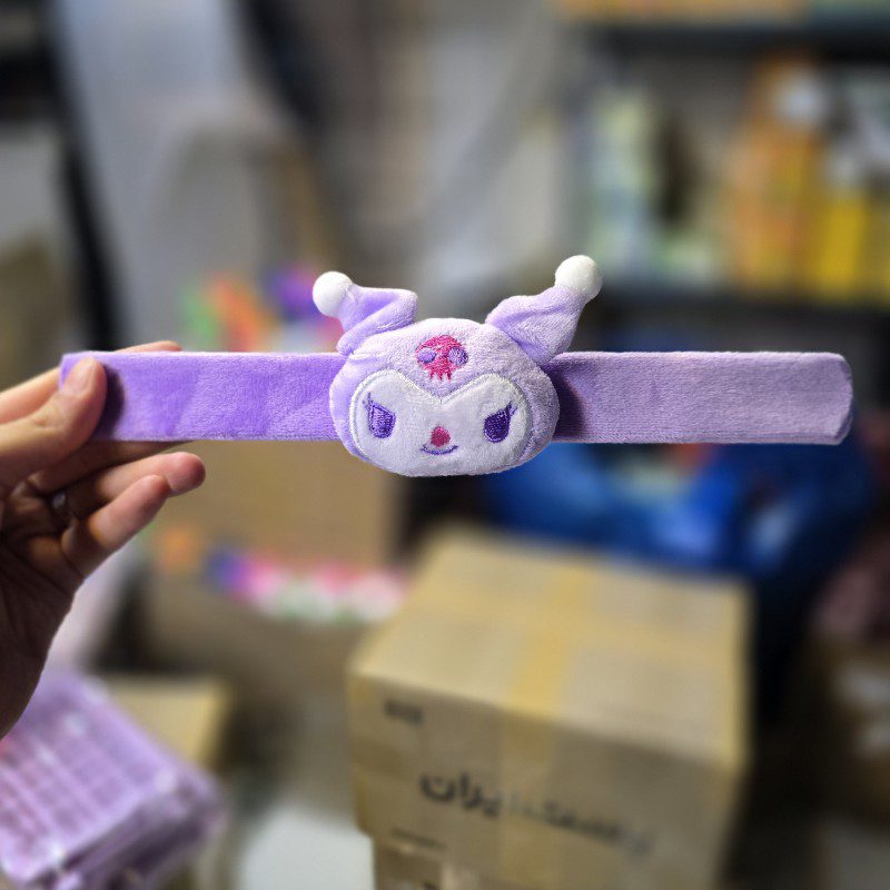 دستبند تاشو طرح کرومی بنفش