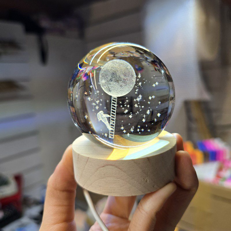 گوی 6 سانت طرح فضانورد و نردبان