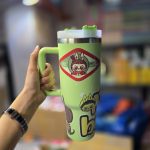 تامبلر طرح استنلی مدل لبوبو سبز - Image 3