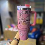 تامبلر طرح استنلی مدل لبوبو صورتی