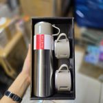 فلاسک سه کاپ 500میل استیل