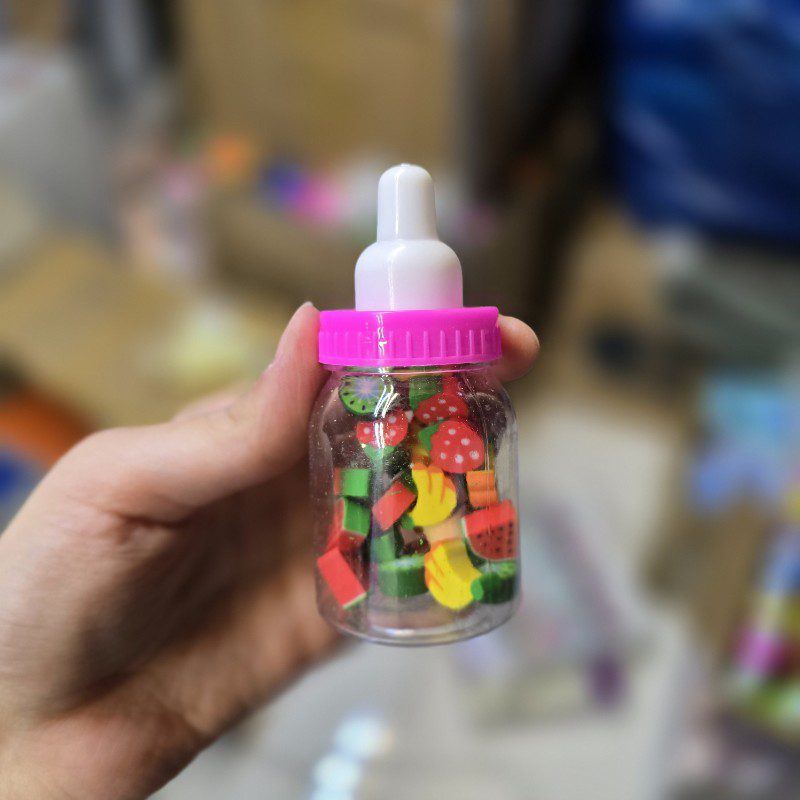 پاک کن فانتزی طرح شیشه شیر