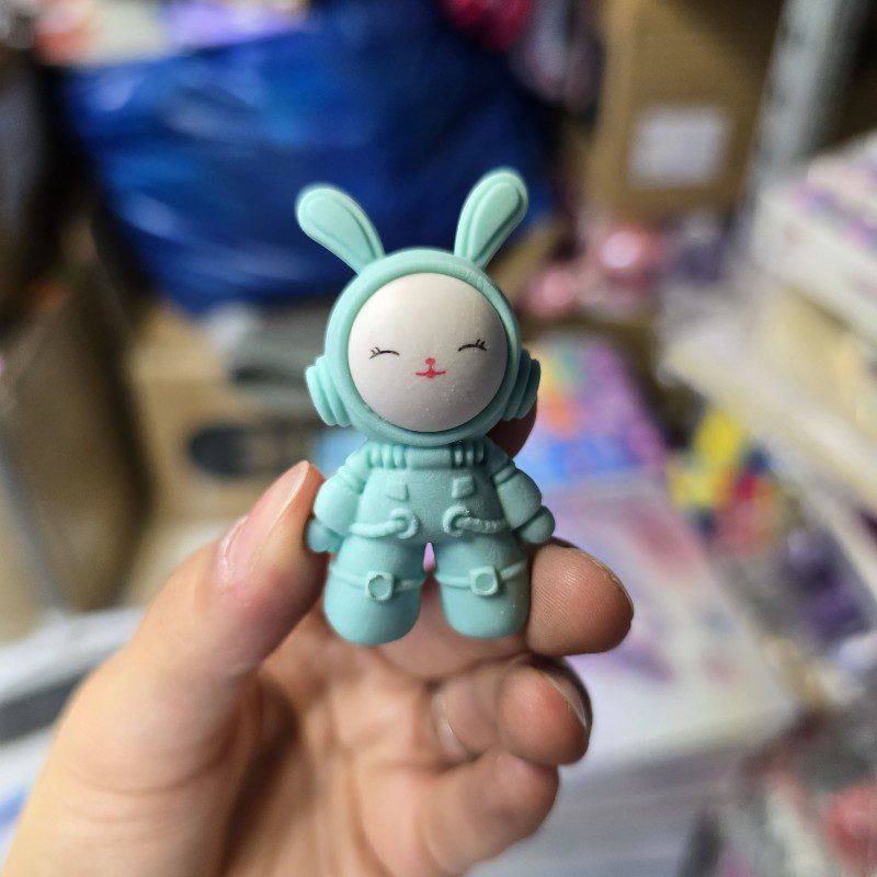 پاک کن طرح خرگوش سبز