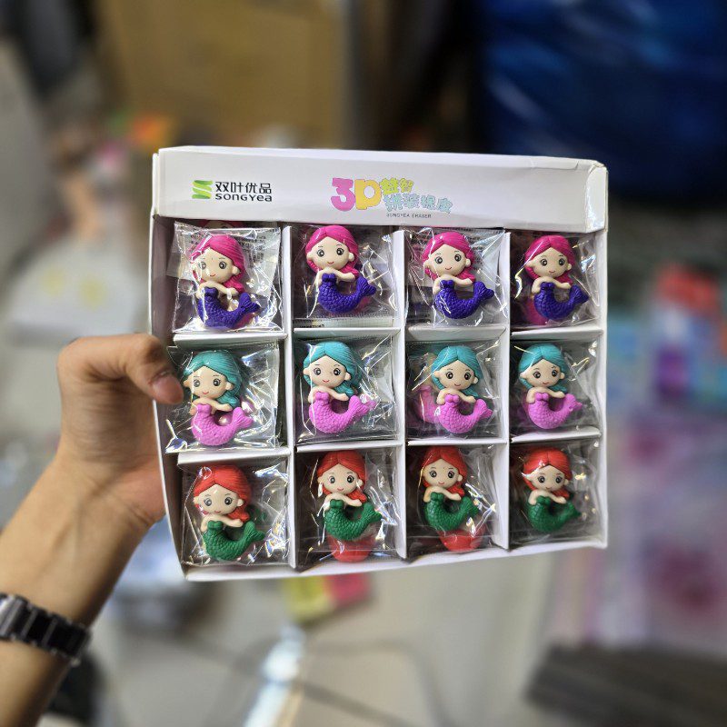 پاک کن طرح پری دریایی