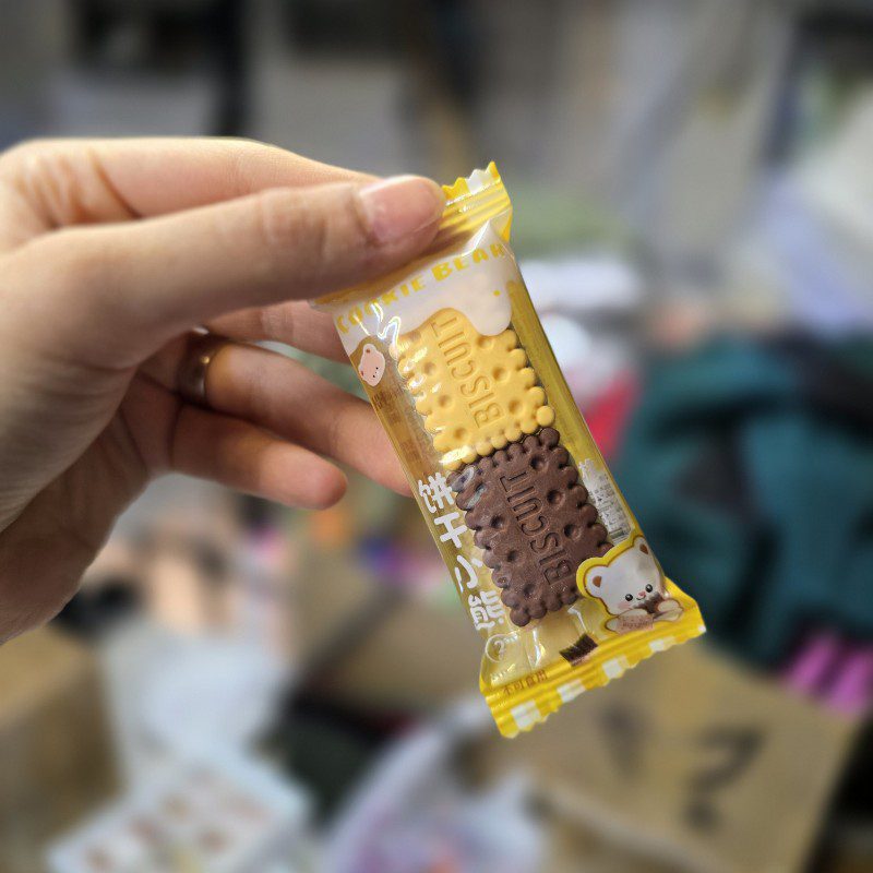 پاک کن طرح بیسکوییت دوقلو