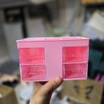 جاقلمی 4کشو صورتی