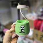 چراغ مطالعه طرح لیوان پاندا سبز - Image 2