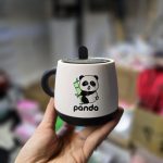 چراغ مطالعه طرح لیوان پاندا سفید