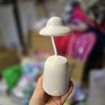 چراغ مطالعه ساده تراش دار سفید