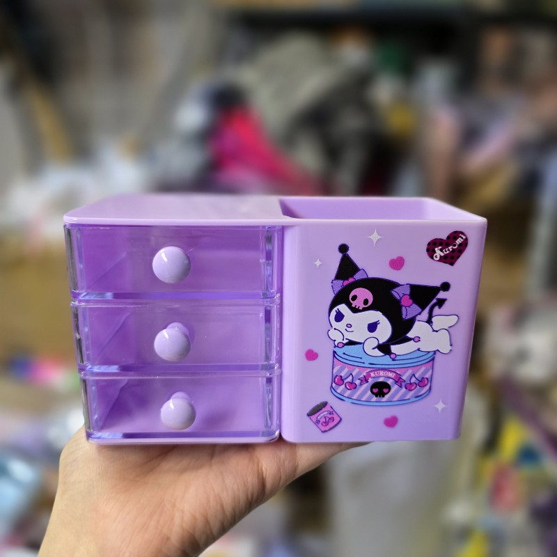 جاقلمی کشودار طرح سانریو بنفش