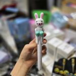 خودکار بوکسور طرح خرگوش سفید