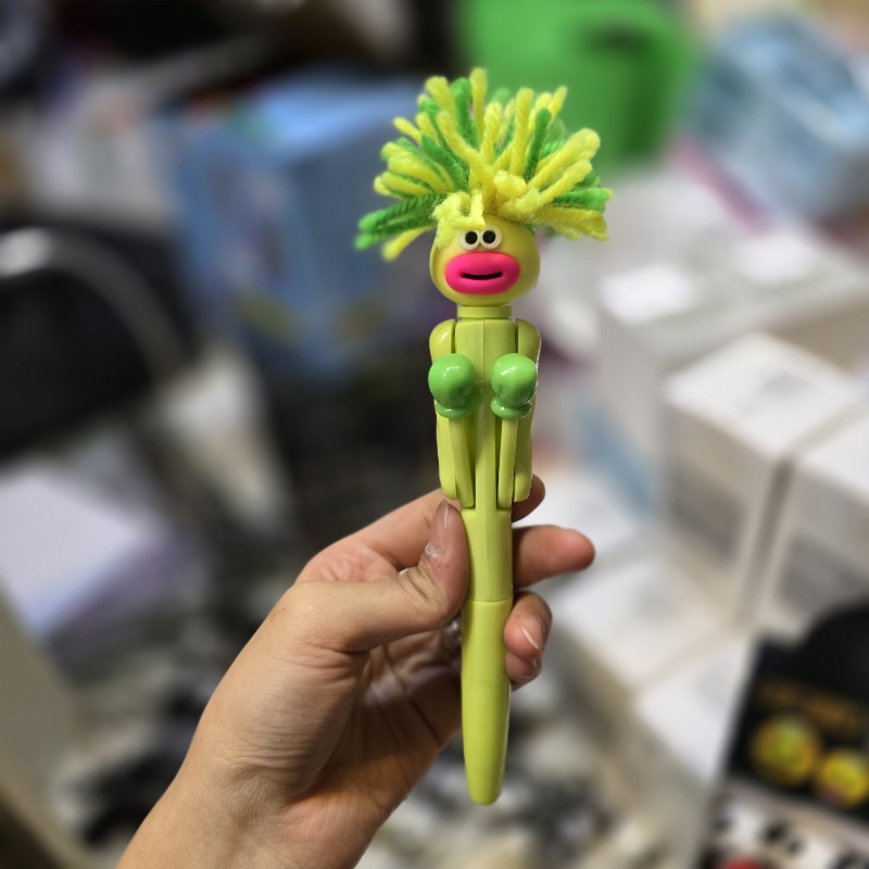 خودکار بوکسور طرح فرفری سبز