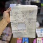 نقاشی آبرنگی فرشی طرح های کودکانه 20 در 30 - Image 2