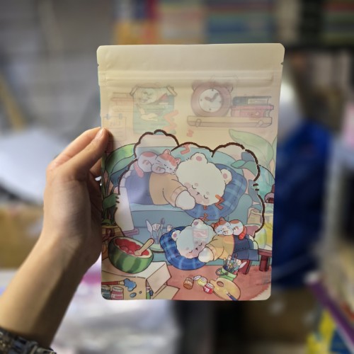 زیپ کیپ فانتزی طرح خرس کد3