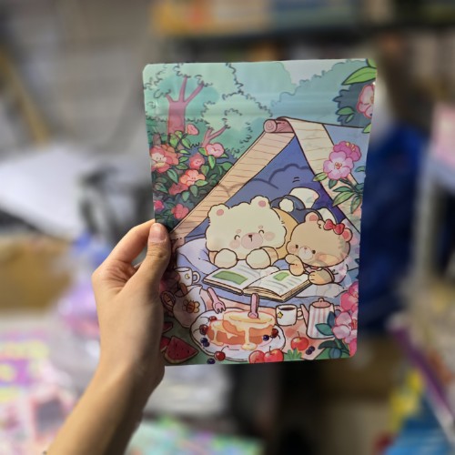 زیپ کیپ فانتزی طرح خرس کد4