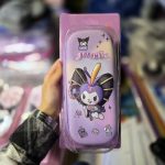 جامدادی نیم تبلتی طرح کرومی بنفش - Image 2