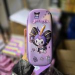 جامدادی نیم تبلتی طرح کرومی بنفش