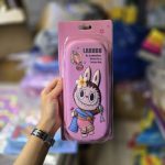 جامدادی نیم تبلتی طرح لبوبو صورتی