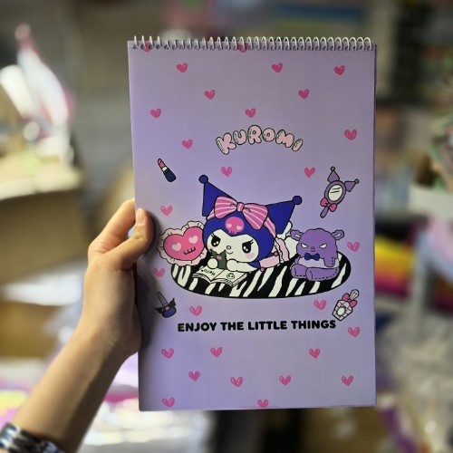 دفتر نقاشی رحلی 40برگ حاشیه دار کرومی و گوشی