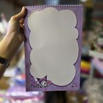 دفتر نقاشی رحلی 40برگ حاشیه دار کرومی و گوشی - Image 2