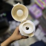 قمقمه فلزی آسان نوش طرح لبوبو سفید - Image 3