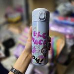 قمقمه فلزی آسان نوش طرح لبوبو آبی