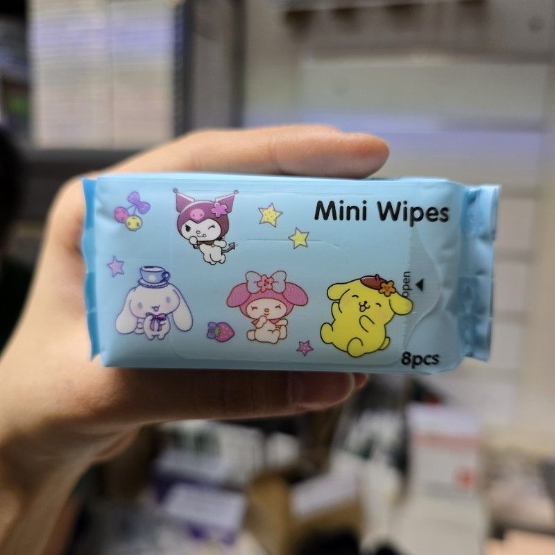 دستمال مرطوب سانریو آبی