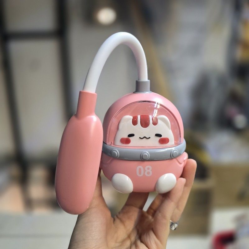 چراغ مطالعه حیوانات فضانورد طرح گربه