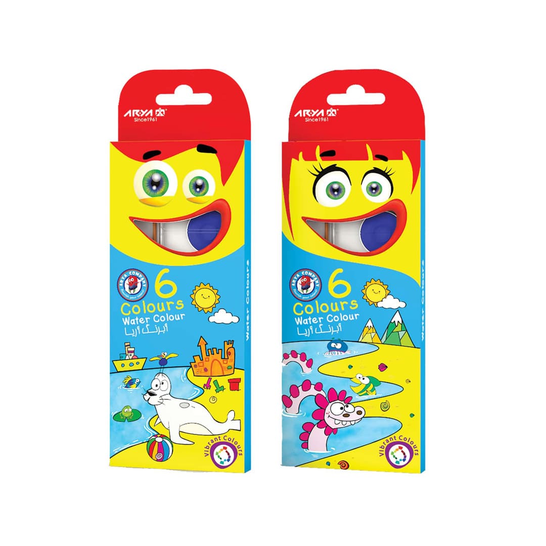 آبرنگ-6-رنگ-آریا-5001 آبرنگ 6 رنگ آریا