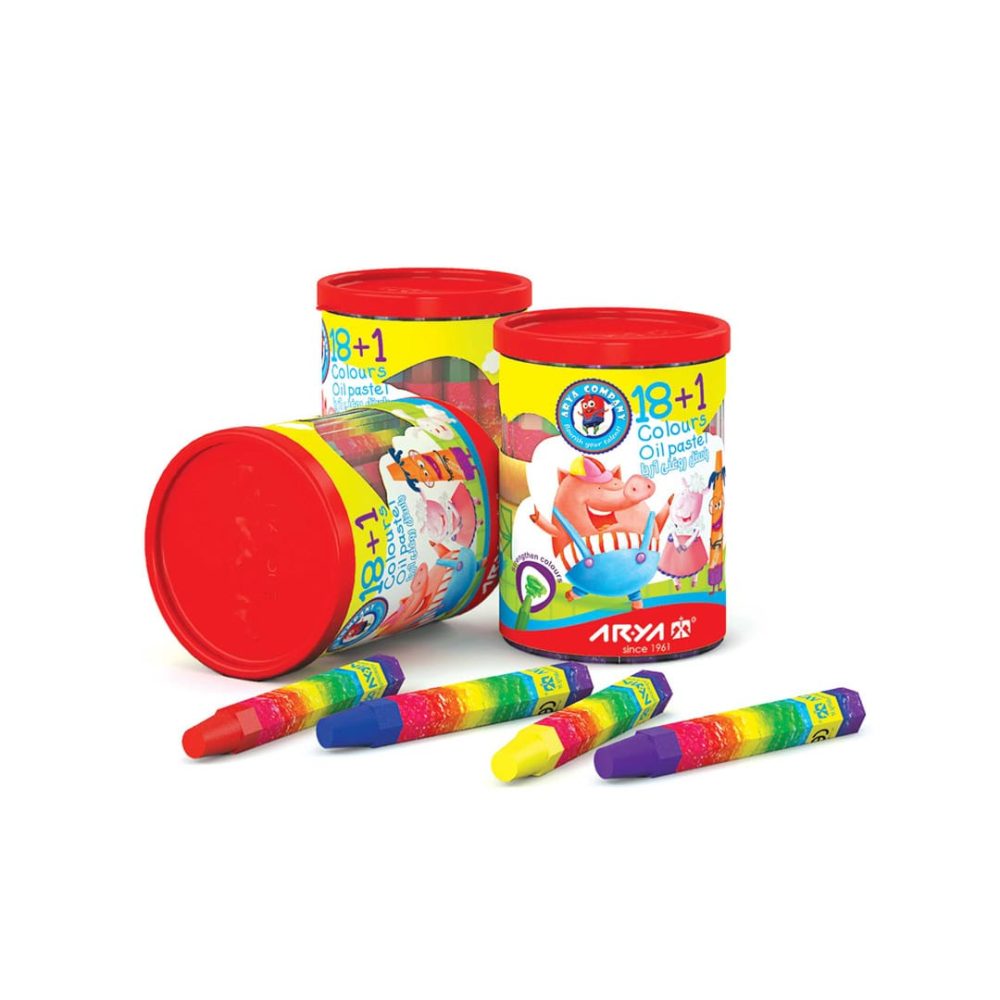 پاستل روغنی 18+1 سطلی آریا