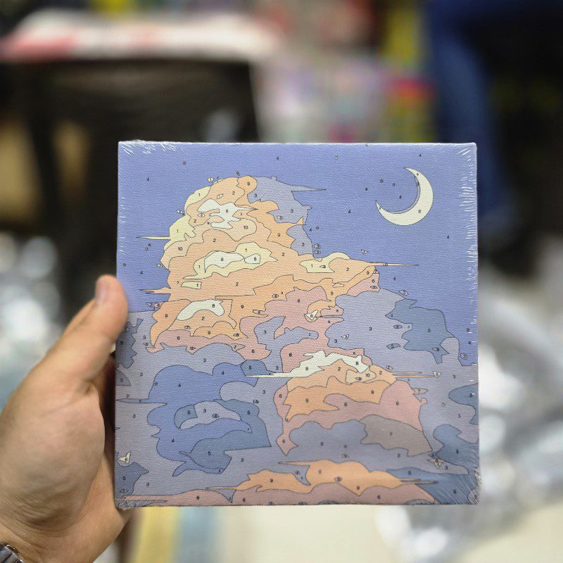 نقاشی آبرنگی مدل بوم سایز 20در20 طرح 15