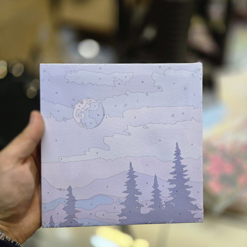 نقاشی آبرنگی مدل بوم سایز 20در20 طرح 05