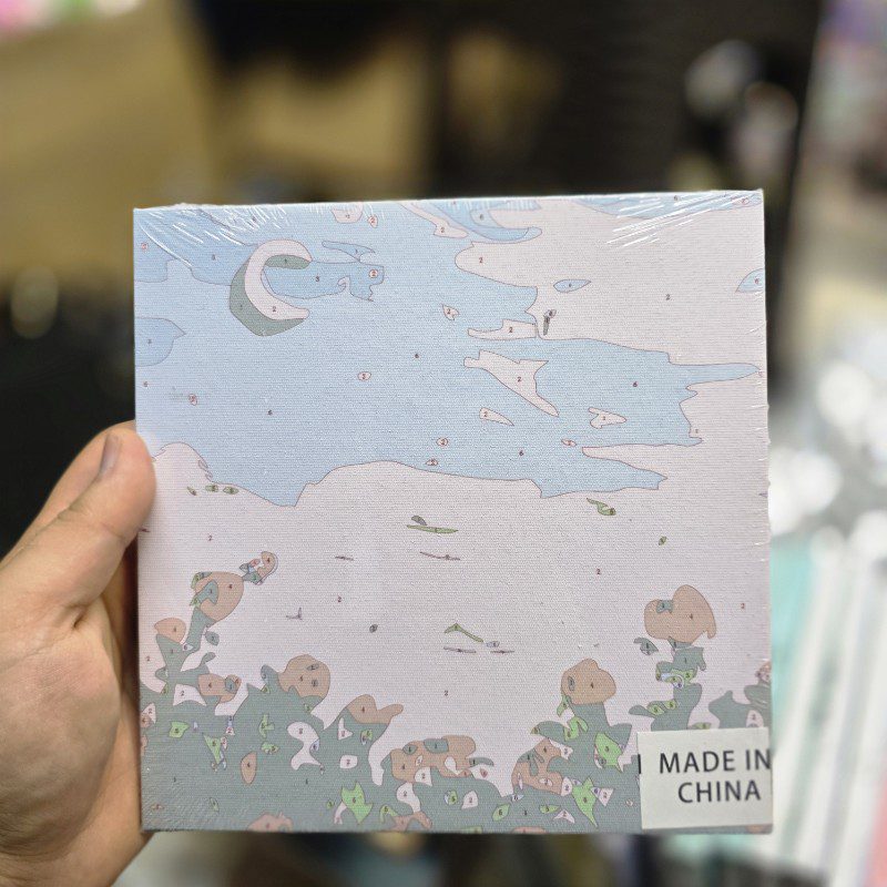 نقاشی آبرنگی مدل بوم سایز 20در20 طرح 20