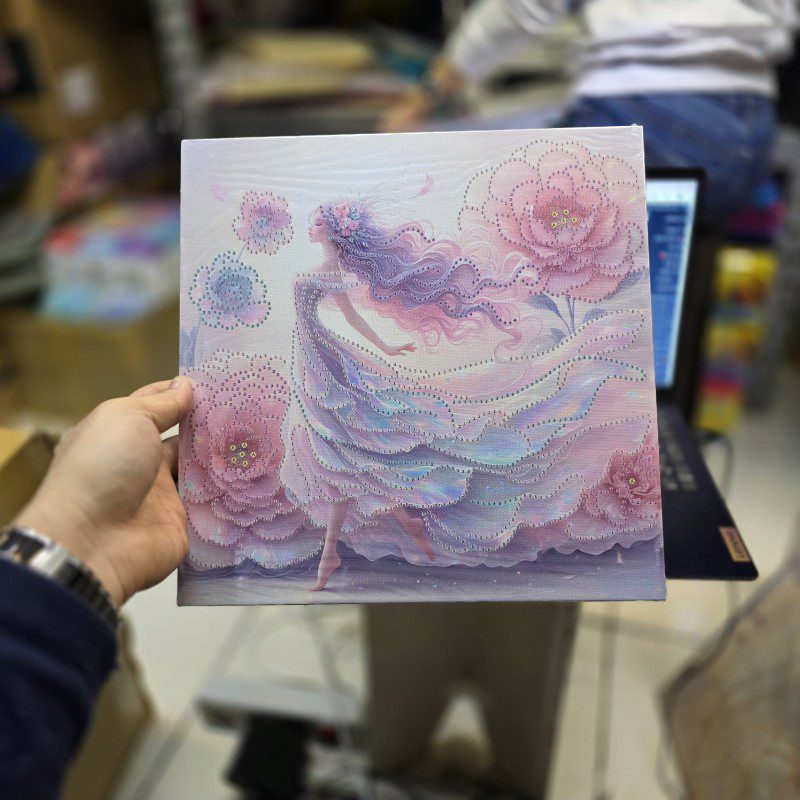 نقاشی الماسی سایز30در30بزرگسال سری فرشته کد03