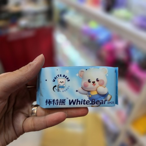 دستمال مرطوب طرح خرس آبی