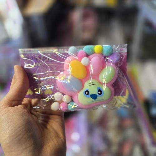 اسکوییشی طرح پنجه استیج رنگ صورتی