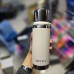 فلاسک آسان نوش دار بنددار برند uylee رنگ سفید