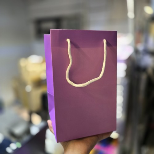 بگ سایز a5 کفه پهن بنفش