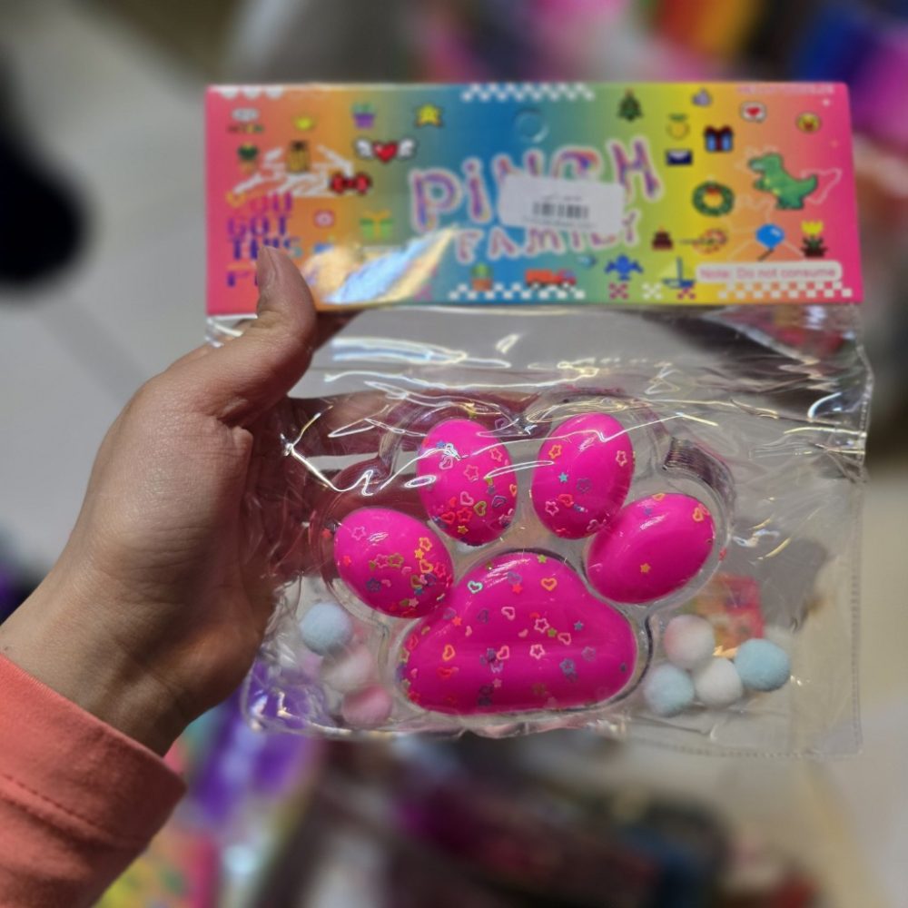 اسکوییشی سایز بزرگ پنجه صورتی