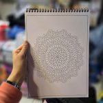 دفتر رنگ آمیزی بزرگسال ایمان طرح ماندالا - Image 2