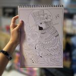 دفتر رنگ آمیزی بزرگسال ایمان طرح طوطی - Image 2