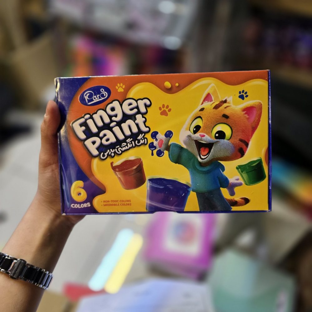 رنگ انگشتی 6 رنگ پارس