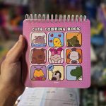 دفترچه رنگ آمیزی حیوانات رنگ صورتی