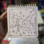 دفترچه رنگ آمیزی حیوانات رنگ صورتی - Image 2