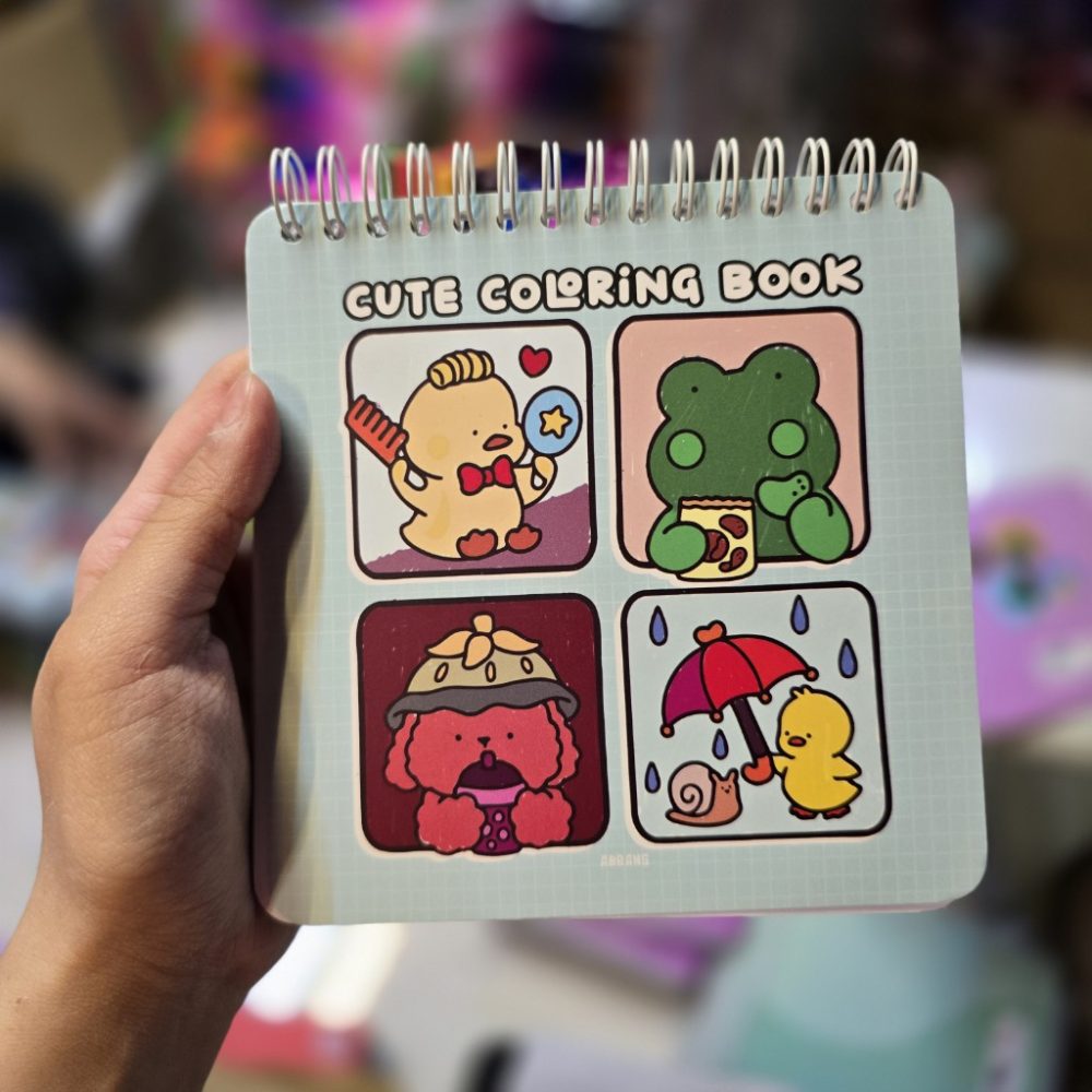 دفترچه رنگ آمیزی حیوانات رنگ آبی