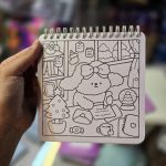 دفترچه رنگ آمیزی حیوانات رنگ آبی - Image 2