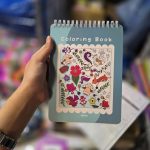 دفتر رنگ آمیزی بزرگسال 30برگ رنگ سبزآبی