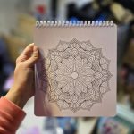 دفتر رنگ آمیزی سری ماندالا 42برگ بنفش - Image 2